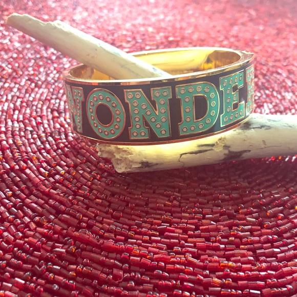 kate spade cuff bracelet with “wonder” “thrill” - Picture 2 of 7